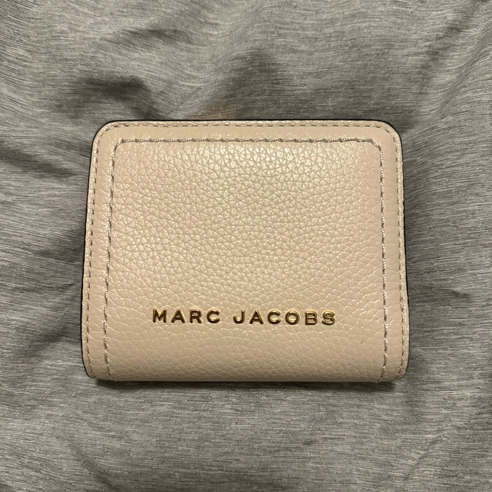 Marc Jacobs Cream Leather Wallet